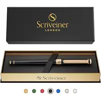 Scriveiner Siyah Lake Rollerball Kalem, Color: Black