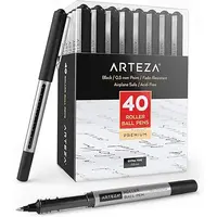 ARTEZA rollerball kalemler 40'lık paket, Color: Black