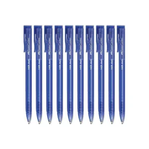 Faber-Castell Faber 1425 Auto Tükenmez Kalem Mavi 10'lu