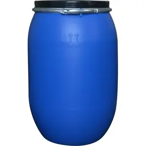 Plastik Varil - Bidon 120 Lt.  %100 Hdpe Gövde, Metal Çember Sızdırmaz Conta
