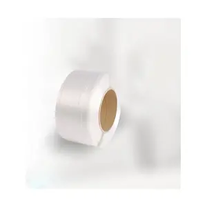Ambalaj Polipropilen Otomatik Makine Çemberi Beyaz 12 Mm 3000 M