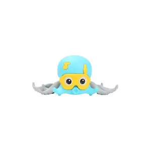 Zsykd Clockwork Ahtapot Yüzme Bebek Su Banyo Banyo Oyuncakları (Mavi) 