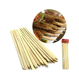 Adana Çöp Şiş Ahşap 100 Adet Tek Kullanımlık Kebap Şişi
