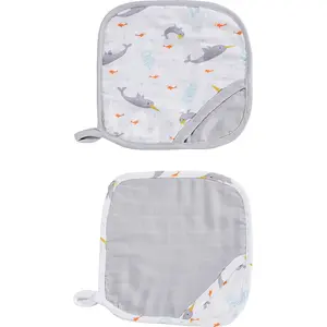  Tinylamb Unicorn Fish Müslin Bebek Banyo Kesesi - 2 Adet