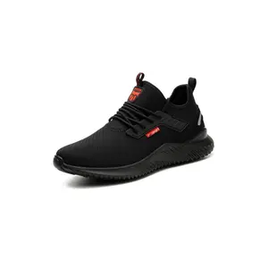 Huang Shoping Iş Sağlığı ve Güvenliği Ezilme Delinme Önleyici Çelik Burunlu Spor Iş Ayakkabısı 