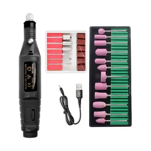 Humble Plastik Zımpara Makinesi Seti Elektrikli Kalem Mini Elektrikli Matkap Zımpara Aracı Tırnak Güç Aracı 