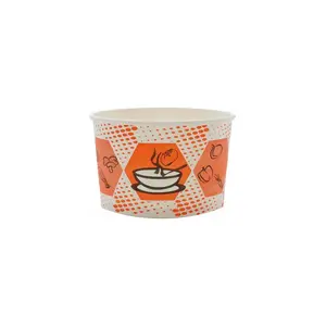16 Oz Karton Çorba Kase + Kapak 25 Li