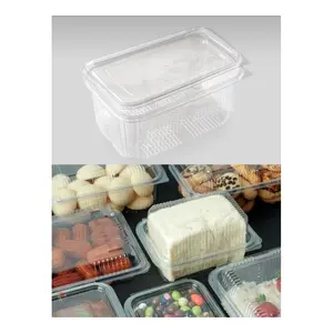 Plastik Sızdırmaz Kap 1000 Gr Cc 10 Adet Kullan At Plastiksaklama Kabı Kapaklı Kase