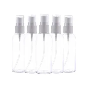 Sprey Başlıklı 100 Ml Boş Pet Şişe 5 Adet Sağlam Sert Plastik