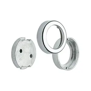 Ayder Mobilya Aksesuarları Metal Kapaklı Askı Flanşı Metal Taban Q 25 (2 Adet )