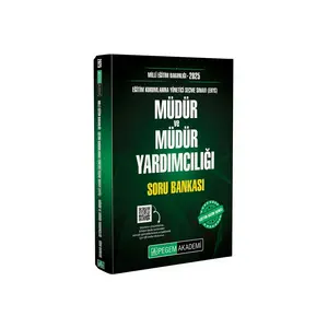 Pegem Akademi Yayıncılık Pegem Akademi 2025 MİLLÎ EĞİTİM BAKANLIĞI EKYS Müdür Ve Müdür Yardımcılığı Soru Bankası