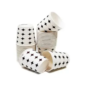 3000 Adet 6,5 Oz Karton Bardak Desenli Kokusuz 1.Kalite