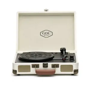 Gdl Retro Çanta Pikap T317B Krem (Bluetooth-Şarjlı)