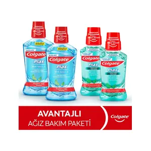Colgate Ağız Bakım Suyu 500 ml + 250 ml Avantajlı Paket x 2 Adet