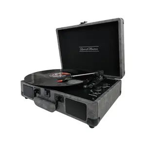 Record Master ST14012 Retro Pikap - Bluetooth ve Şarj Özellikli - Özel Dış Kaplama - Tüm Plakları Çalabilme