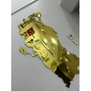 Eha Lazer Türkiye Haritası Duvar Dekoru