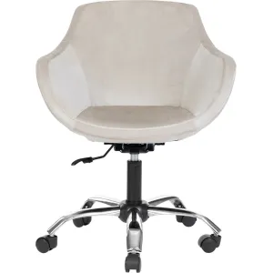 Markaelz Krom Metal Ayaklı Ofis Çocuk Odası Çalışma Sandalyesi (Ayarlanılabilir) Monoko