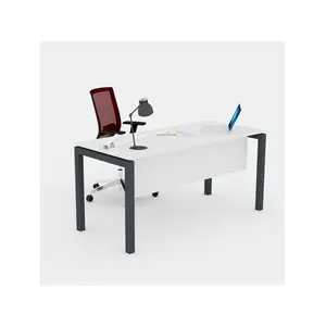 Çağın Ofis Mobilyaları Galaxy Tekli Etajersiz Masa 120 cm (Lake Beyaz)