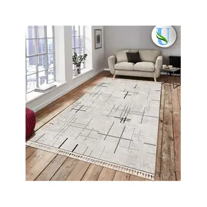 Uy Style Tekstil Dijital Baskılı Halı Leke Tutmaz  Kaymaz Taban Yıkanabilir Salon ,mutfak,koridor Halısı