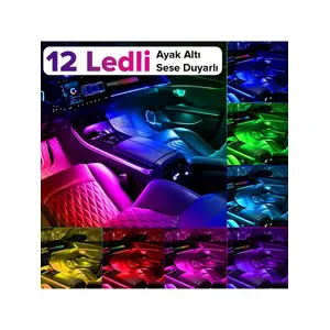 ARW 12 Ledli Ayak Altı Sese ve Müziğe Duyarlı LED