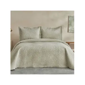 Karaca Home Breeze Soft Tek Kişilik Yatak Örtüsü Adaçayı
