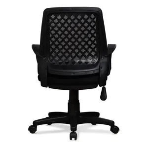 Arenzo Ev ve Ofis Çalışma Sandalyesi Bilgisayar ve Sekreter Koltuğu Petek Model Siyah