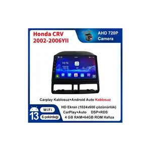 Conio Honda Crv 2002-2006YIL  9'inç Araba Android Multimedya Carplay Navigasyon Cihazı