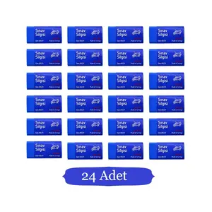 Gen-Of No 24 Dust Free Orta Boy Sınav Silgisi Mavi 6624 24 Adet