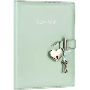 Victoria's Journals Hush Hush Pastel Yeşil Kilitli Günlük Defteri 13 x 18 cm