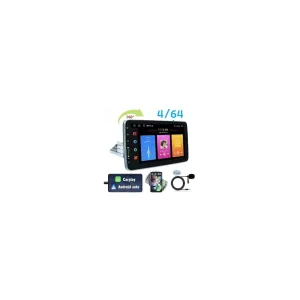 Reiss Audio KL-3800 4/64GB Android Tek Din 10''inch Oto Araba Multimedya Teyp Car Play-Usb-Gps-Wifi Kamera