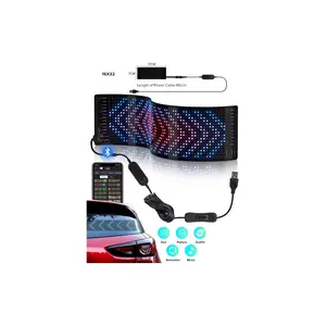  LED Matrix Panel Dijital Ekran Kumandalı App Kontrollü Oto Aksesuar Yayıncı Bilgisayar Odası