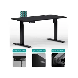Edusa O-Flex Elektrikli Yükseklik Ayarlı Masa | Güçlü ve Sessiz | Pozisyon Hafızalı | Dijital Göstergeli | Ergonomik | Özelleştirilebilir