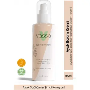  Vassa Ayak, Topuk, Çatlak, Mantar, Koku, Yaralar Için Nemlendirici Bakım Kremi