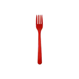Plastik Çatal 25 li Kırmızı