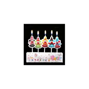 Clown Bırthday Candle Vıp Kalite Palyaçolu Pasta Mumu 5 Adet Palyaçolu Doğum Günü Mumu Palyaço Mum