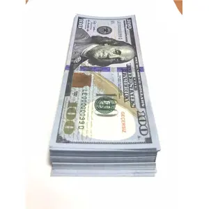 Geçersiz Düğün Sahte Şaka Oyun Parası 50 Adet 100 Dolar