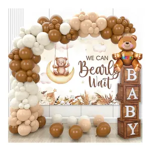 Baby Shower Lüks Parti Kutlama Seti; Baby Kutulu Balon Zincir Set