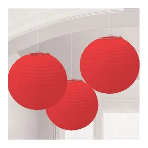 Dekoratif Çin Feneri – Kağıt Lamba 30 cm 3 Adet