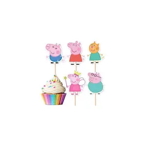Peppa Pig Şekilli Kürdan 10 Adet