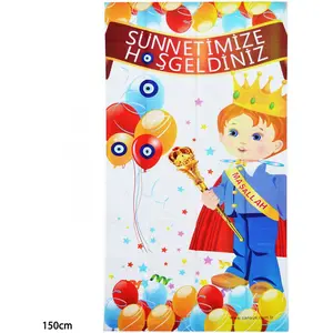 - Sünnet Temalı Plastik Duvar Afişi 150 cm 13
