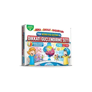  Dikkati Güçlendirme Seti Anasınıfı 3 Yaş - Osman Abalı