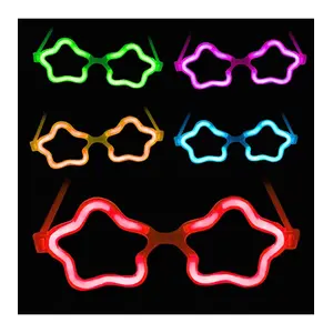 Yıldız Glow Gözlük - Yıldız Şekilli Glow Stick Gözlüğü - Glow Partisi Gözlük 12 Adet