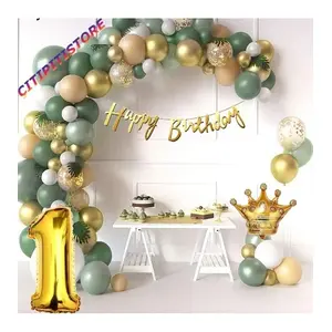 Lüks 1 Yaş Doğum Günü Balon Seti