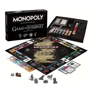 Aile Eğlencesi Için Deluxe Game Of Thrones Monopoly Premium Masa Oyunu  
