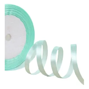 Saten Kurdele 2 cm 10 Metre Turkuaz