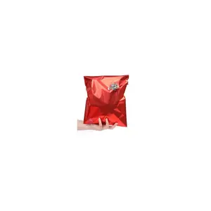 30X45 cm Lux Kırmızı Metalize Hediye Poşeti / Hediye Paketi / 10  Adet