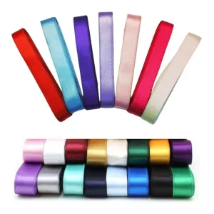 Saten Kurdele 3 cm 10 Metre Sütlü Kahve