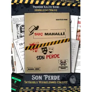 Son Perde , Dedektiflik Oyunu, Kutu Oyunu, Katil Kim, Çözülemeyen Davalar, Suçlu Kim, Dedektif