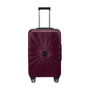 Orta Boy  Polikarbon Valiz 4x2 Teker Bordo 1809