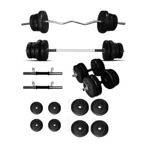 Borçinspor Halter-Dambıl Seti Z Barlı Ağırlık Seti Vücut Geliştirme Seti 38 kg